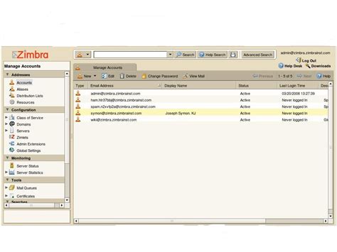 thb mail zimbra.